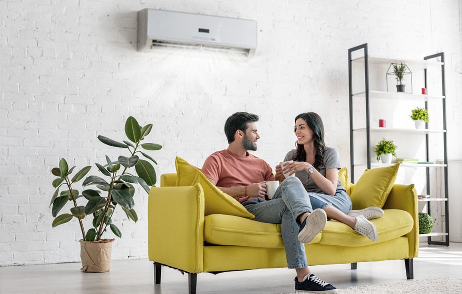Cool ventilation with Carrier Philippines split type aircon with low noise function in a living room